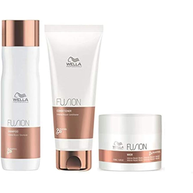 Wella Fusion Intense Repair Bundle Shampoo 250 ml Conditioner 200 ml & Mask 150 ml