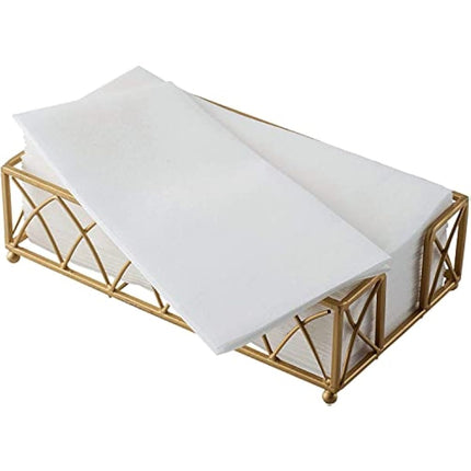 Linen-Feel Guest Towels Disposable Cloth Like Paper Christmas Paper Towles Hand Napkins Soft, Absorbent, Paper Hand Towels for Kitchen, Bathroom, Parties, Weddings, Dinners or Events (White, 200 Pack)