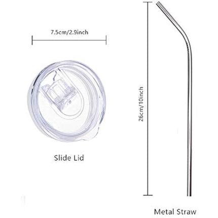 PYD Life 10 Pack Sublimation Tumblers Bulk Blank 20 OZ Skinny White Stainless Steel Tumbler Cups with Straw and Lid for Mug Tumbler Heat Press Sublimation Oven Printing