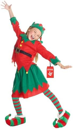 Morph Children's Elf Costume, Elf Costume, Child's Elf Costume, Elf Costume, Girl's Elf Costume, Child's Elf Costume, Child's Elf Outfit, Child Christmas Costume, Size S, M, L