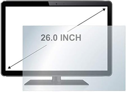 upscreen 26" Screen Protector Matte for Flat panel monitors with 26.0 Inch (66 cm) [551 mm x 344 mm, 16:10] – Anti-Glare, Anti-Fingerprint
