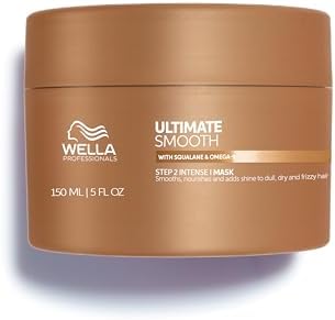 Wella Professionals Ultimate Smooth - With Squalane & Omega 9 - For Dry, Dull & Frizzy Hair - Hair Oil, Shampoo, Conditioner, Mask