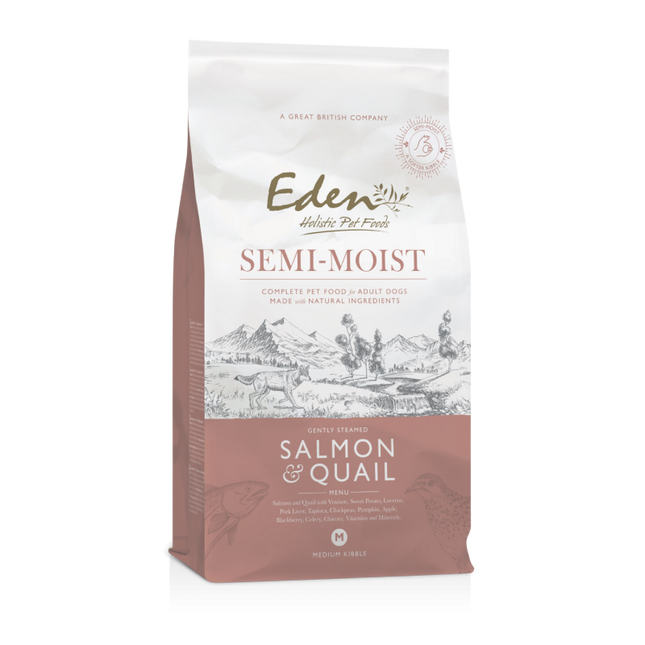 Semi-Moist Salmon & Quail- Eden Holistic Pet Foods