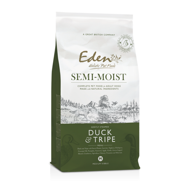 Eden 60/40 Succulent Semi-Moist Duck & Tripe - Eden Holistic Pet Foods