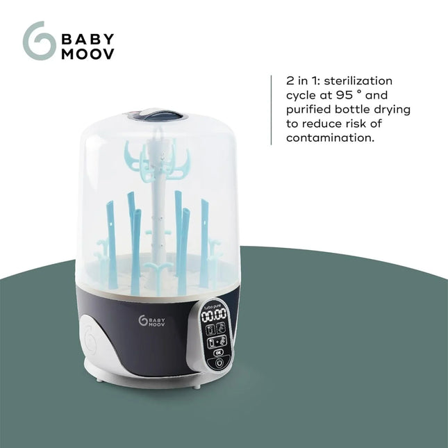 Babymoov Turbo Pure 3-in-1 Steriliser & Dryer & Purified Bottle Storage