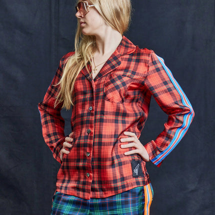 Sexual Healing Red Silk Shirt