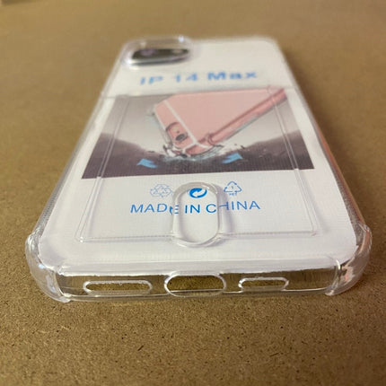Soft TPU Clear Case With Card Slot - For iPhone 14 Plus