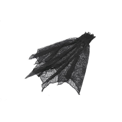 Dark in Love Seraphine Black Lace Ruffle Arm Sleeves