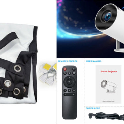 HY300 Pro Mini Projector - 1080P HD Portable Home Theater Projector with Android OS | Compact Cinema Projector for Movies & Gaming