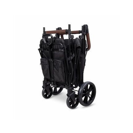 Wonderfold X2R Push & Pull Quad Stroller Wagon - Black