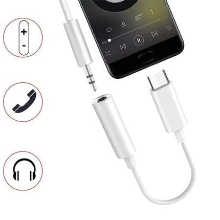 Huawei CM20 USB-C to 3.5mm Adapter - White (For Huawei only)