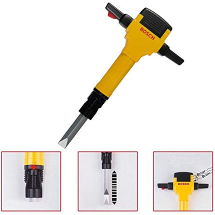 Theo Klein 8405 Bosch Breaker Hammer I Battery-Powered up-and-Down Motion of Drill Bit I With Motor Sound and Flashing Light I Dimensions: 28 cm x 7 cm x 50 cm I Toy for Children Aged 3 Years and up