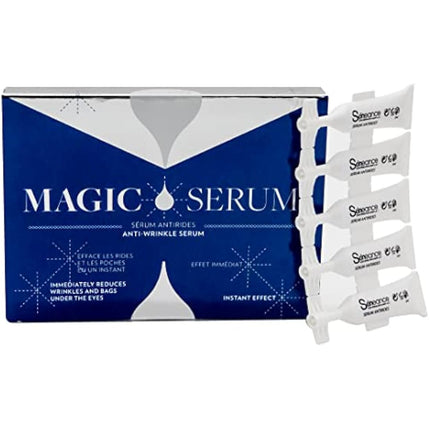 SKINEANCE - Magic Serum - Eye contour tensing effect - Smoothes fine lines and wrinkles - Reduces puffiness under the eyes - Acts in less than 3 minutes - Effective 8 to 10 hours - 5 tubes of 2 ml...
