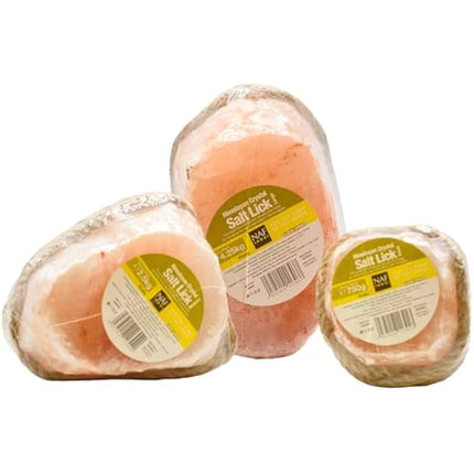 NAF Himalayan Salt Lick Small – Natural Rock Salt Lick for Horses & Ponies – Rich in Essential Minerals & Trace Elements – Long-Lasting & Weather-Resistant – With Rope for Easy Hanging