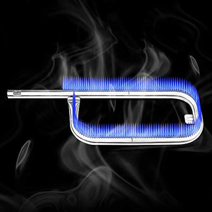 LOKHING 60040 Burner Tube Replacement for Weber Q100 Series Q100, Q120, Q1000, Q1200, Baby Q, 43.82 CM Stainless Steel Burner Replace for Weber 50060001 51010001 51060001 LP, 69957