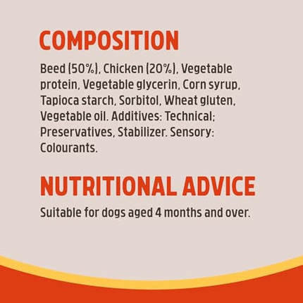 Rosewood Pill Treats for Dogs - Easy Way to Hide Tablets and Pills, Soft Dog Treats for Medicine, Rich in Tasty Chicken and Beef, for Small, Medium and Large Dogs (Case of 12 x 80g)