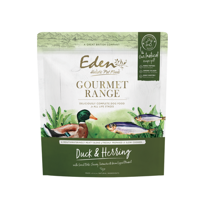 Gourmet Range Duck & Herring 10kg - Eden Holistic Pet Foods