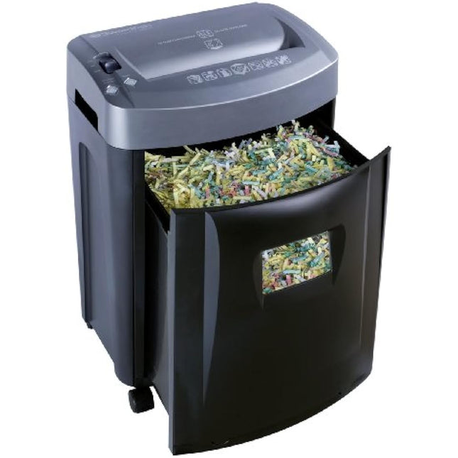 Swordfish 1000XC 10 Sheet Cross-Cut Paper/Document Shredder with 20 Litre Slide-Out Bin [45009], Black