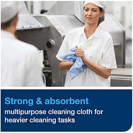 Tork Heavy-Duty Cleaning Cloth White W4, Multipurpose, 1 x 105 Cloths, 530179