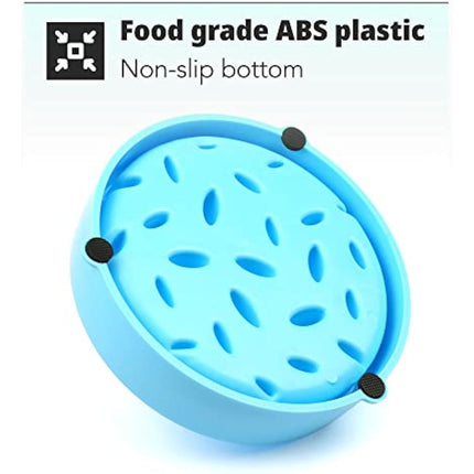 H&S Slow Feeder Dog Bowl - Dog Slow Feeder Bowl - Gradual Feeding Bowls For Dogs Cat Puppy - Anti Gulp - Prevent Food Overeating & Bloating - Small or Large