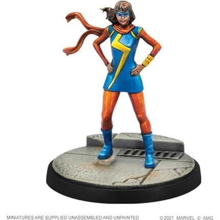 Atomic Mass Games | Ms. Marvel: Marvel Crisis Protocol | Miniatures Game | Ages 14+ | 2 Players | 45 Minutes Playing Time, Various, FFGCP62