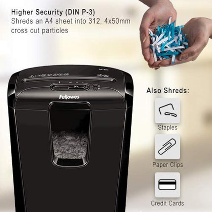 Fellowes M-8C Cross Cut Personal Shredder