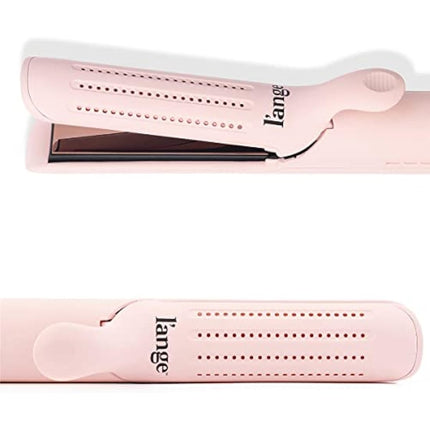 L'ANGE HAIR Le Duo 360° Airflow Styler - 2-in-1 Curling Wand & Titanium Flat Iron Hair Straightener - Professional Hair Styler - Hair Curler with Cooling Air Vents - Adjustable Temp.