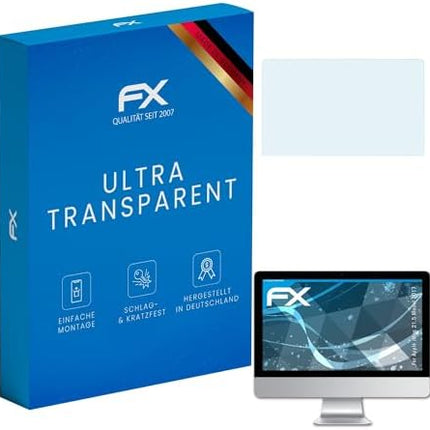atFoliX Screen Protection Film compatible with Apple iMac 21,5 Model 2017 Screen Protector, ultra-clear FX Protective Film
