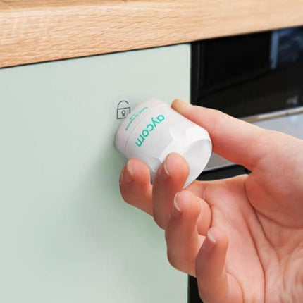 AYCORN® Magnetic Safety Cupboard Locks [10x] for Children [Includes 2X Keys] Child & Baby Safety Proofing for Kitchen, Cabinets and Drawers, 30 Second Install (No Drilling) with 3M Adhesive