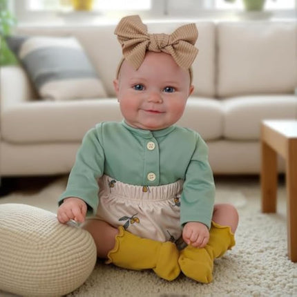 BABESIDE Reborn-Baby Dolls 20 inch Lifelike Babies Doll Cute Girls Soft Cloth Body Realistic Newborn Real Life Hand made Toys with Sweet Smile with Accessories for Children's Gifts Silicone Vinyl