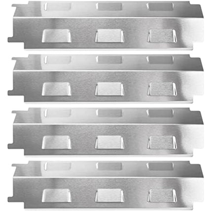 GFTIME 37CM Heat Plate for Charbroil, Kenmore, Nexgrill, Thermos, Master Forge, Uniflame 750, Savor Pro, stainless steel Heat Shield, Flame Tamer spare parts for Most Gas Grill, 4 Pack