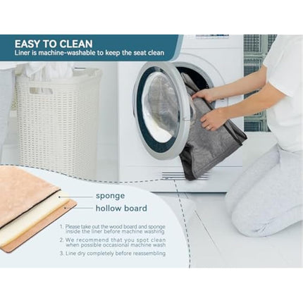 Petsfit Dog Car Seat for Medium Sized Dog or 2 Small Dogs, Dog Booster Car Seat with Patent Buckles, Washable Pad, Upgraded Pet Car Seat for Dogs Up to 20 KG, Light Grey