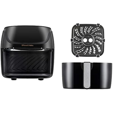 Russell Hobbs 4L Rapid Digital Air Fryer [7 Cooking Functions |10 Programs] Energy Saving, Max temp 220°C, Easy clean, Touch screen, Use without oil, Grill, Bake, Roast, Reheat, Frozen etc. 27160