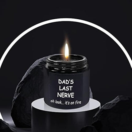 AYGE Dad Gifts from Daughter Wife Son, Awesome Dad Gifts, 6pcs Funny Gifts Set for Dad Who Wants Nothing, with 20oz Tumbler/Baseball Hat/Scented Candle/Socks/Keychain/Greeting Card Fathers Day