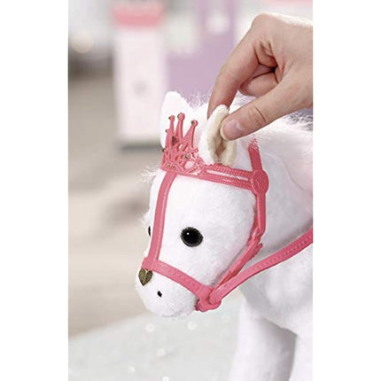 Baby Annabell Little Sweet Pony 36cm - For Toddlers 1 Year & Up - Easy for Small Hands - Includes Pony With Doll Holder & Bridle