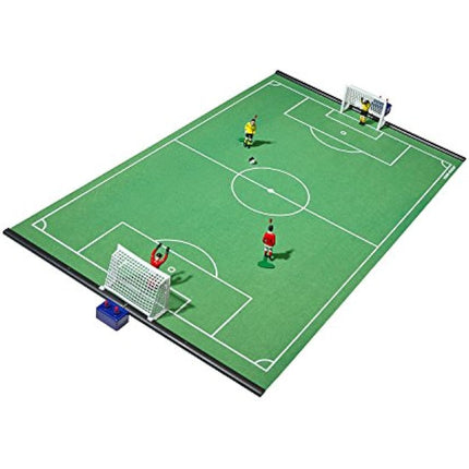 TIPP-KICK Classic 80x47 cm - Ready-to-play Table Football Game Set with 2x Player Figures, 2x Goalkeepers, 2x Plastic Goals, 2x Balls I Felt Pitch I Indoor Football Gifts for Boys and Girls
