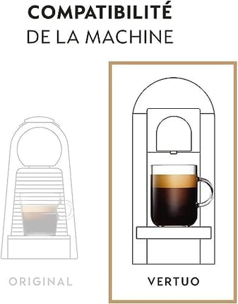 Nespresso Vertuo Barista Creations Assortment of 50 Capsules - 10x Vanilla Custard Pie, 10x Caramel Cookie, 10x Hazelino Muffin, 10x Bianco Leggero, 10x Bianco Forte