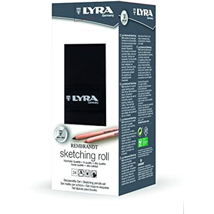 LYRA Rembrandt Art Specials, Fine Art Sketching Set, 24 Pieces, Assorted Pencils, For Professionals & Students