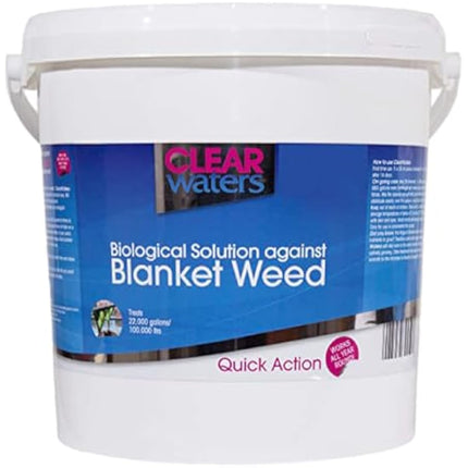 ClearWaters Blanket Weed Treatment for Ponds – 10L Bucket to Treat 100,000 L/Maintain 800,000 L– Quick Action Pond Weed Treament for Blanket Weed – Pond Cleaner Safe for Fish and Wildlife