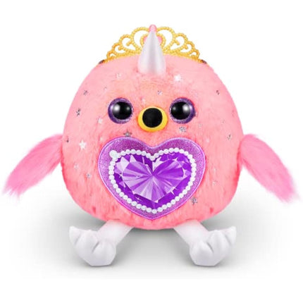 Rainbocorns Fairycorn Princess Series 6 Majesty th Flamingo - Collectible Plush - Magical Fairy Princess Surprises, Cuddle Plush Stuffed Animal, Stickers (Flamingo)