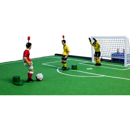 TIPP-KICK Classic 80x47 cm - Ready-to-play Table Football Game Set with 2x Player Figures, 2x Goalkeepers, 2x Plastic Goals, 2x Balls I Felt Pitch I Indoor Football Gifts for Boys and Girls