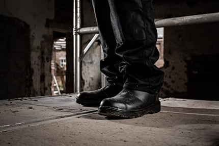 Blackrock Dealer Work Safety Boots, Steel Toe Cap, Chelsea Boots, Mens Womens Ladies, Safety Shoes, Gardening, Black, Horse Riding, Yard, Slip On Shoes, Lightweight - Size 9