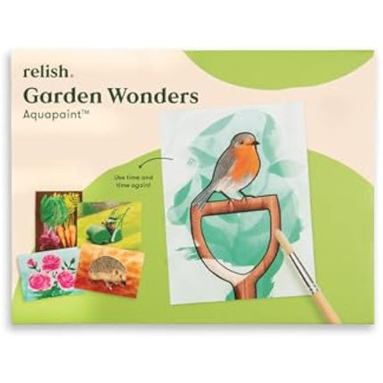 Relish - Dementia Aquapaints Activities - Pack of 5 Reusable Water Painting Toys, Garden Wonders, Alzheimer’s Products & Gifts for Elderly/Seniors