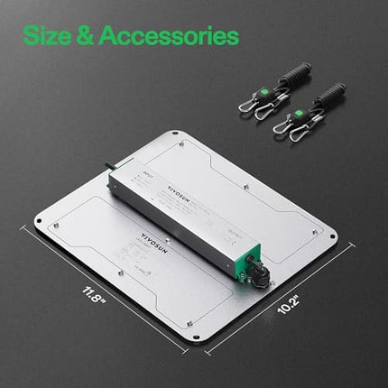 VIVOSUN Grow Lamp 100 W Full Spectrum Plant Lamp with Samsung Diodes Grow Light for Indoor Plants Seedling Vegetative and Flower in 60 x 60 cm, 90 x 90 cm Grow Tent, Greenhouse VS1000E Pack of 2