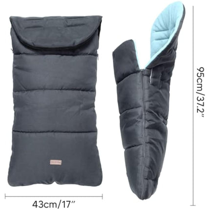 CrocnFrog Universal Baby Bunting Footmuff - Cosy Toes Fit Toddler Foot Muff for Stroller,Buggy,Pushchair & Pram Footmuffs Comes with Warm and Soft Polar Fleece Water & Wind Proof to Protect Infant