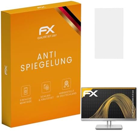 atFoliX Screen Protector compatible with HP EliteDisplay E223 21.5 inch Screen Protection Film, anti-reflective and shock-absorbing FX Protector Film
