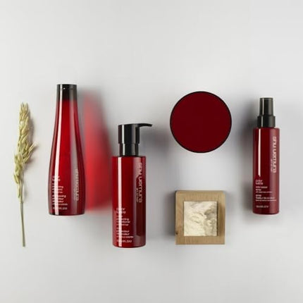 Shu Uemura, Brilliant Glaze Shampoo Color Lustre, Colour-Treated Hair, Enriched with Rose Oil and Goji Berry Extract, to Preserve Shine and Colour, 300 ml