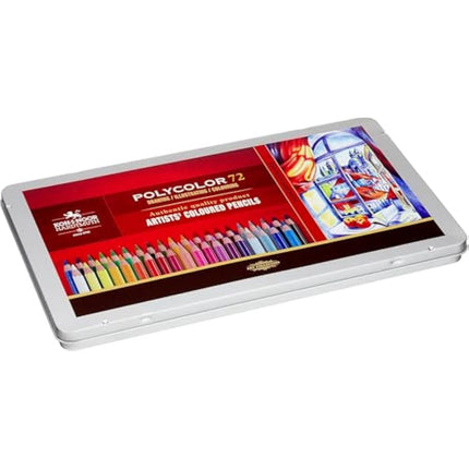 Koh-I-Noor Polycolor Artist's Coloured Pencils (Set of 72)