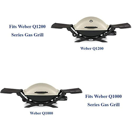 LOKHING 60040 Burner Tube Replacement for Weber Q100 Series Q100, Q120, Q1000, Q1200, Baby Q, 43.82 CM Stainless Steel Burner Replace for Weber 50060001 51010001 51060001 LP, 69957