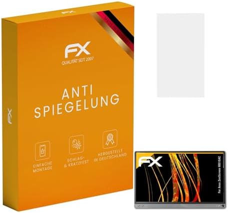 atFoliX Screen Protector compatible with Asus ZenScreen MB16AC Screen Protection Film, anti-reflective and shock-absorbing FX Protector Film